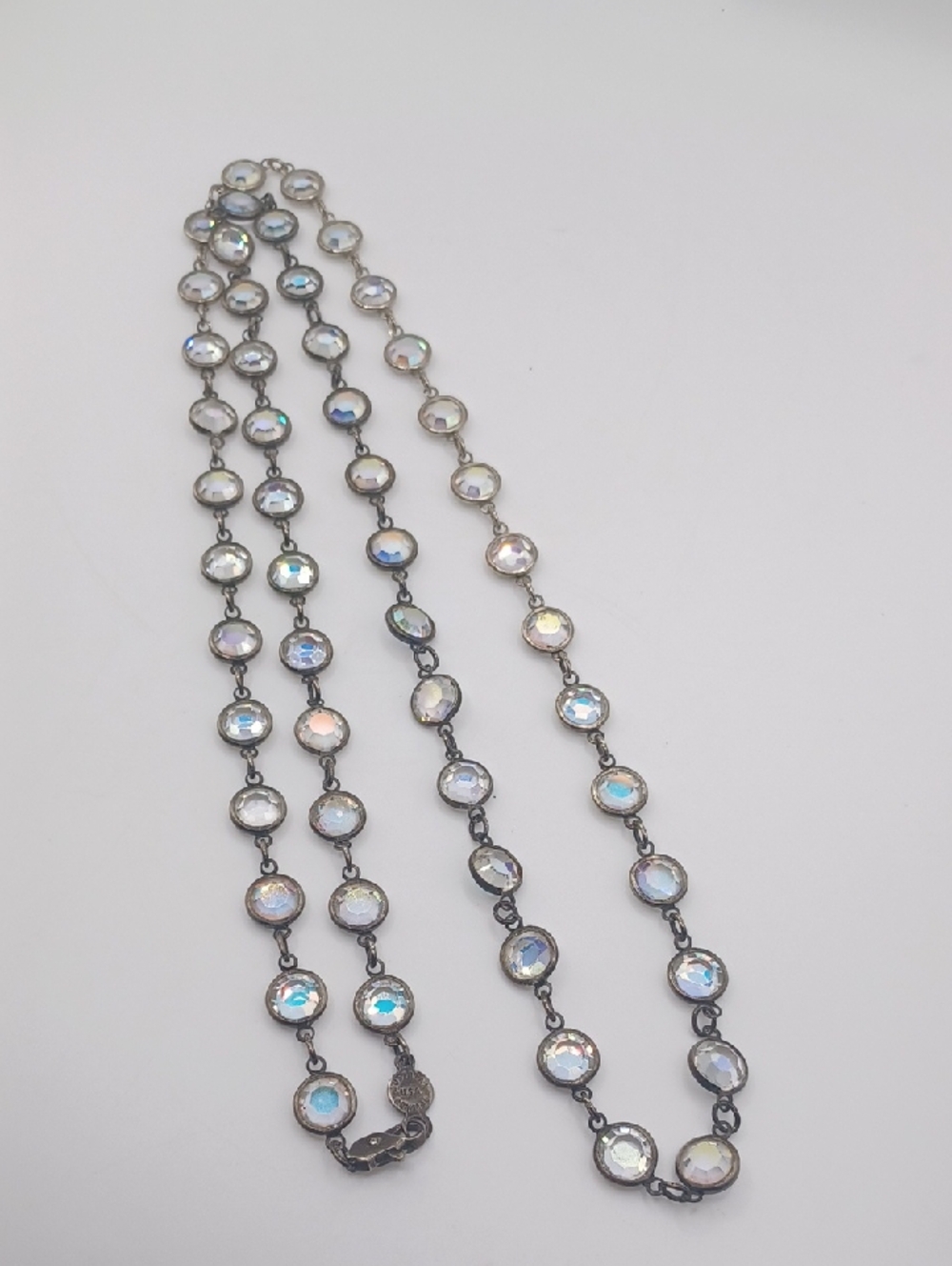Austrian Crystal Station Long Necklace